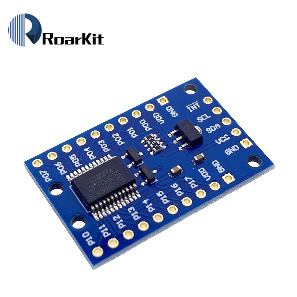 PCF8575 Module Expansion IO port Expander board DC 2.5-5.5V I2C communication control 16 ports For Arduino | Электронные