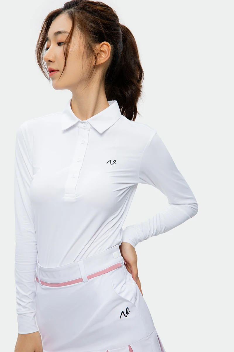 

Netls Golf women's skirt suit outdoor sports versatile solid color suit ball skirt T-shirt slim and comfortable