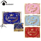 Allenjoy Фотофон с синим дном, фон с золотой короной и оливковой веткой, задний фон в школьный сезон