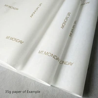 gift paper custom logo tissue paper for gift wrapping clothing commodity packaging moisture proof tissue paper for gifts pack