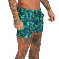 mens swimming trunks mesh lining elastic drawstring beach shorts swimsuit man shorts summer boxer holiday bathing suit fast dry