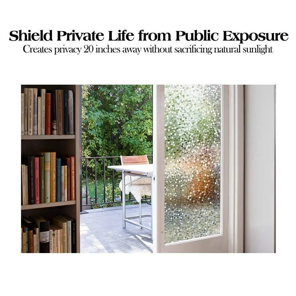 Оконная пленка самоклеящаяся наклейка на окно 3D витражное стекло для спальни