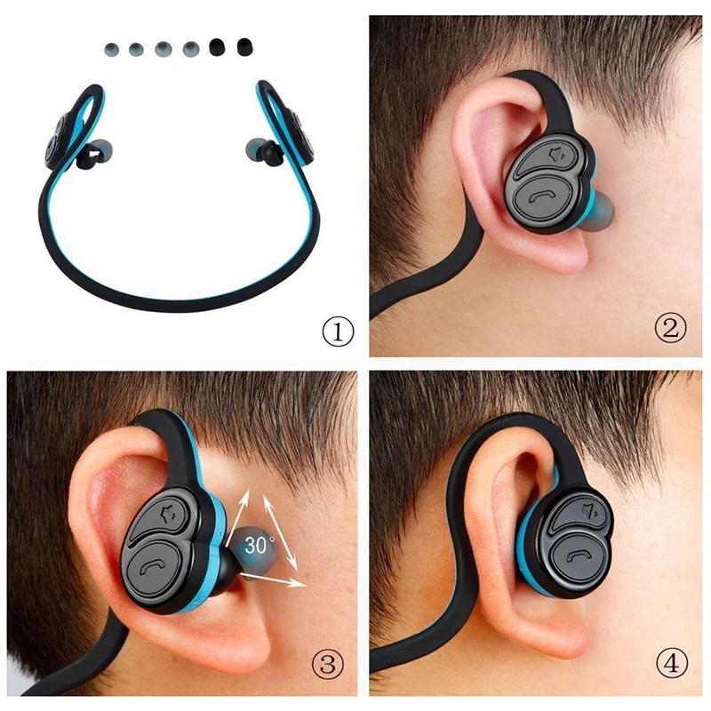 

Wireless Bluetooth Neckband Earphone HandsFree Sports Stereo Headset AS99