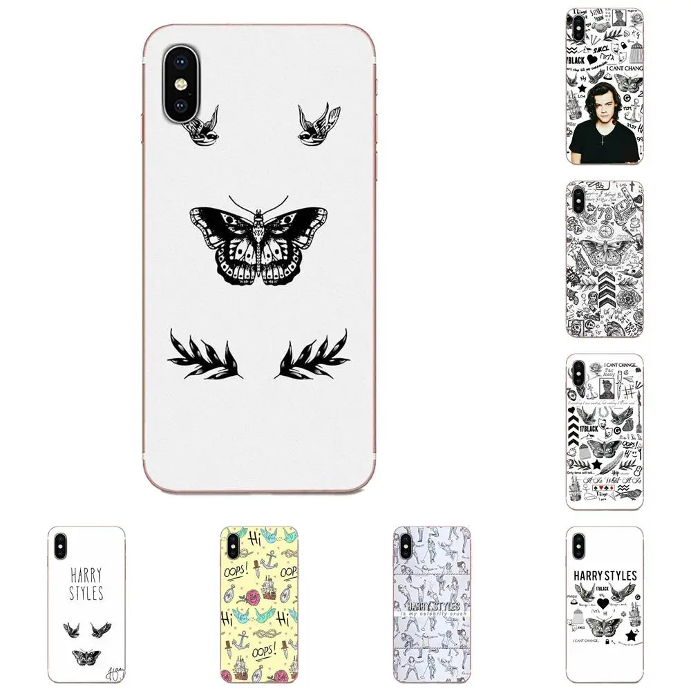 Гарри стили One Direction татуировки для Galaxy Alpha Note 10 Pro A10 A20 A20E A30 A40 A50 A60 A70 A80 A90 M10 M20 M30 M40 |