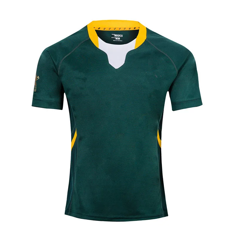 Home SOUTH AFRICA RUGBY HOME AWAY JERSEY size S-3XL Top quality Free shipping - Цвет: Home