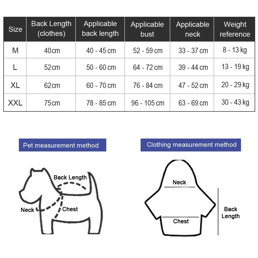 Дождевик для собак водонепроницаемый дождевик одежда со светоотражающей лентой