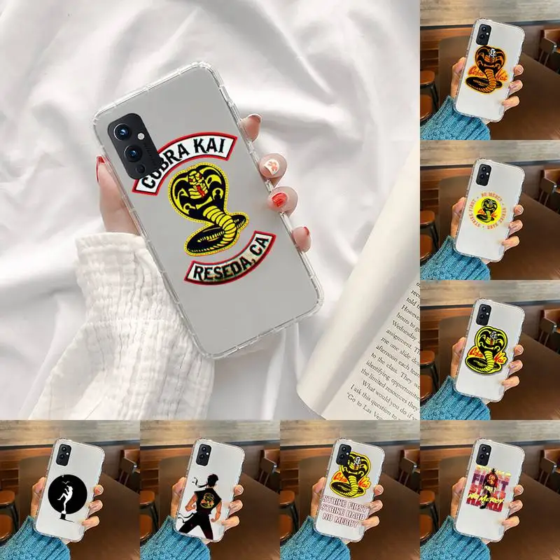 

cobra kai snake 2 Phone Case Transparent For OnePlus 9 8 7 7t 8t Oppo find X3 X2 reno5 Vivo X60 X50 Pro MeiZu 17 16XS
