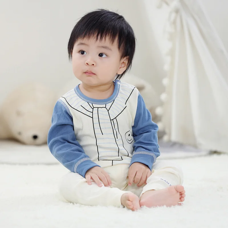 

Autumn and Winter Infant Clothing Cotton Comfortable Childrens Thermal Underwear Baby Boy Clothes Kids Pants Girls Pajama Sets