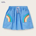 Little Maven2021 летняя юбка с радугой для деток; Одежда для маленьких девочек; Красивая джинсовая юбка для детей от 2 до 7 лет