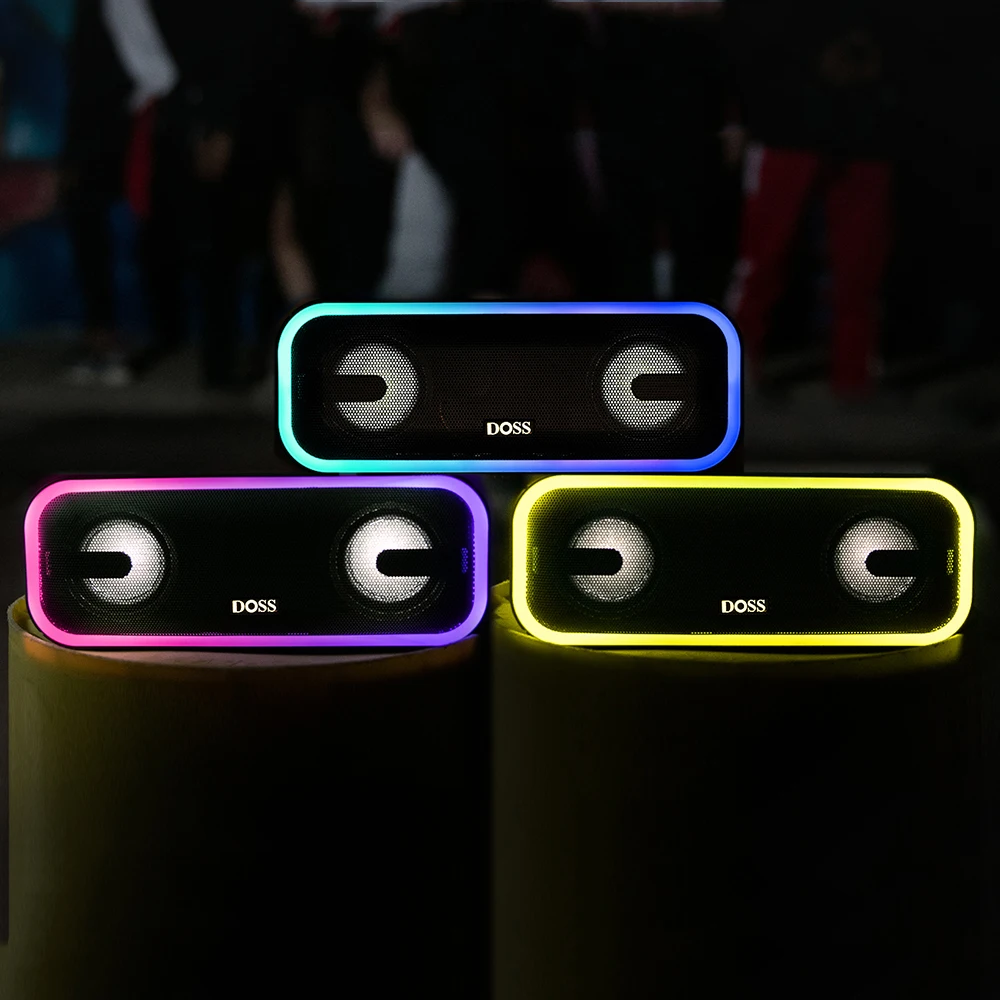 Новый DOSS BT20 Bluetooth динамик DSP технология мощный бас стерео звук коробка