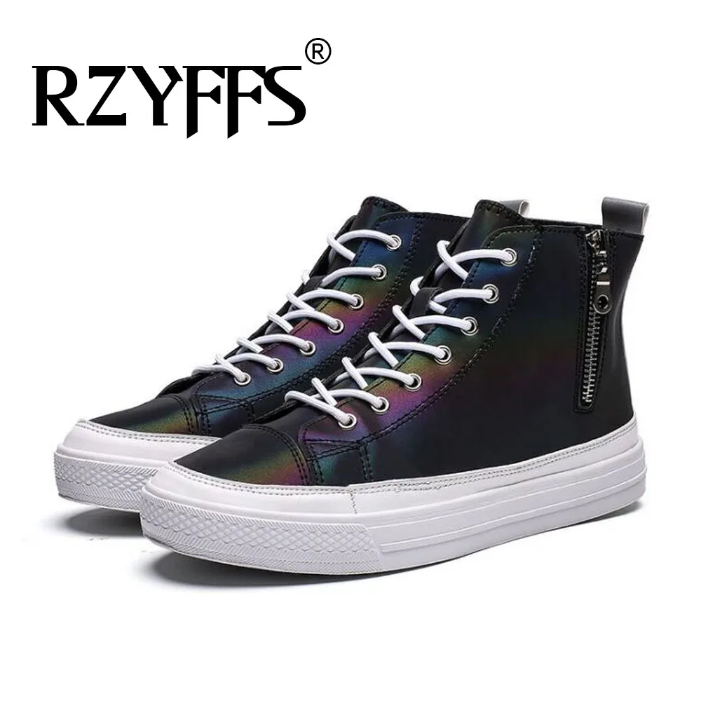 Мужские парусиновые туфли с подсветкой 2019 модная мужская обувь