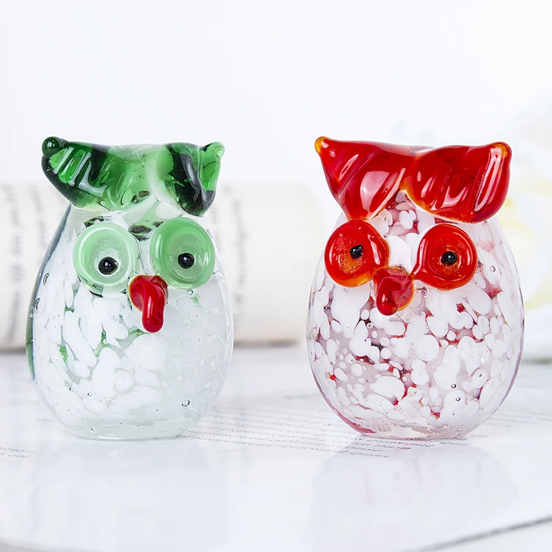 H &amp D набор из 2 рождественских подарков ручная работа милые фигурки совы