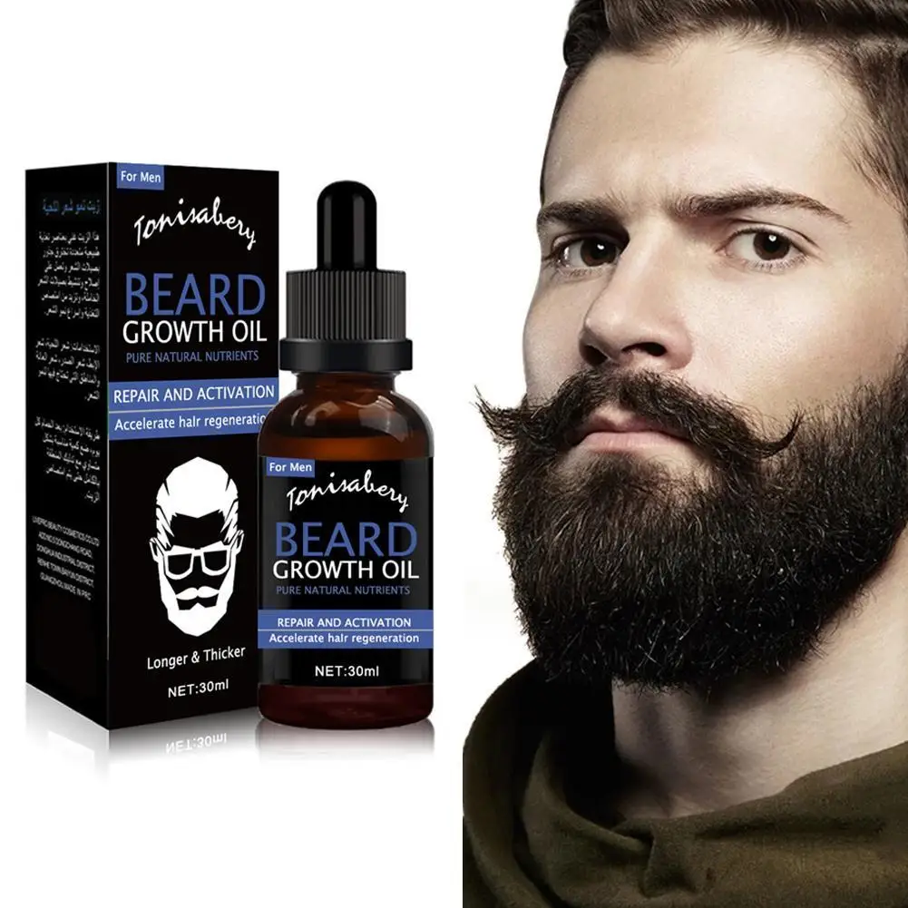 

Beard Essential Oil Natural Beard Growth Enhancer Thicker Growth Beard Nourishing Care Beard Oil Care Hair G2B3