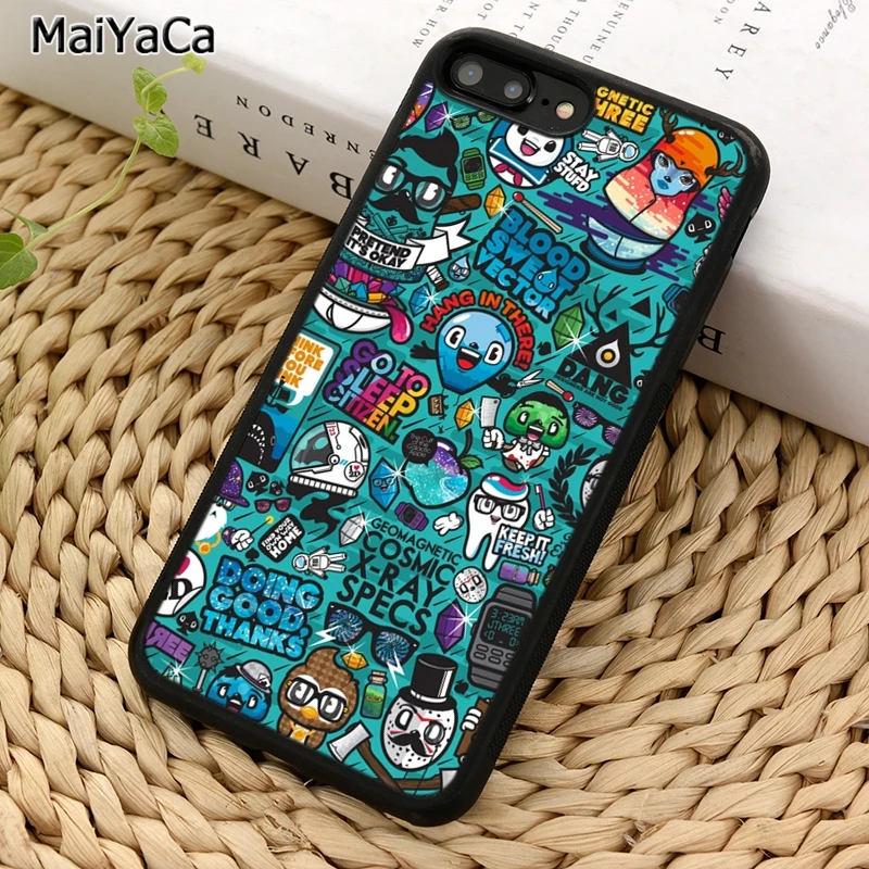 MaiYaCa стикер бомба глянцевый чехол для телефона iPhone X XR XS 11 12 Pro MAX 5 6 S 7 8 Plus Samsung Galaxy S5