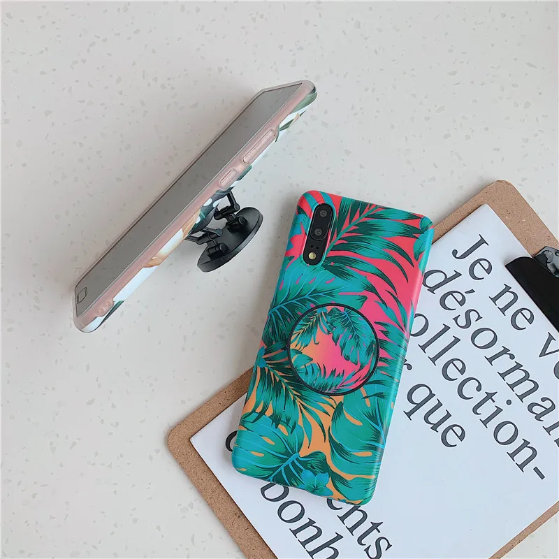 Чехол для телефона LOVECOM в стиле ретро с цветами и держателем Samsung A42 S20FE S20 Plus S21 S10 A21S