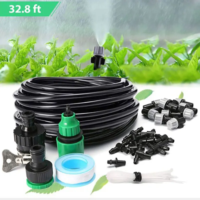 

Spot 10/15/30m DIY Micro Drip Irrigation System Plant Self Watering Garden Hose Outdoor Kit Best Price