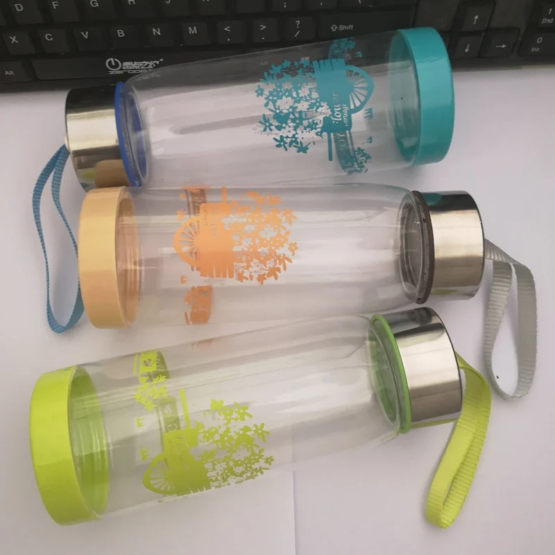 Пластиковые герметичные крышки для бутылки с водой 650 мл 22 унции петлей переноски