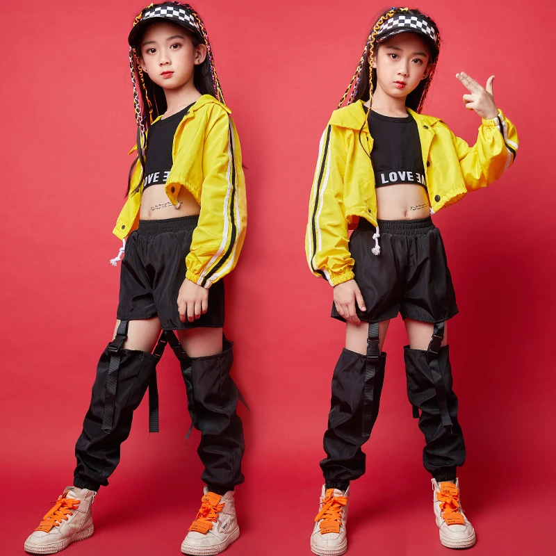 Джазовые современные танцевальные костюмы для девочек детская одежда в стиле