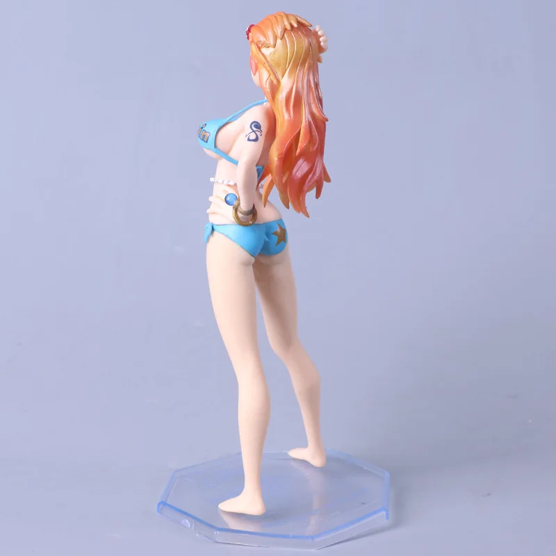 21CM Long hair Anime One Piece Pirate Nami doll PVC Figure Toys Collectible Model Gift for fans | Игрушки и хобби