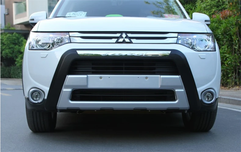 Для автомобильного бампера для Mitsubishi Outlander 2013. бампер высокого качества ABS передний+ задний авто аксессуары
