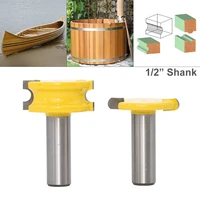 12 14shank flute and bead router bit arc woodwork t shaped tenon bits slotting router bit set milling cutter woodworking