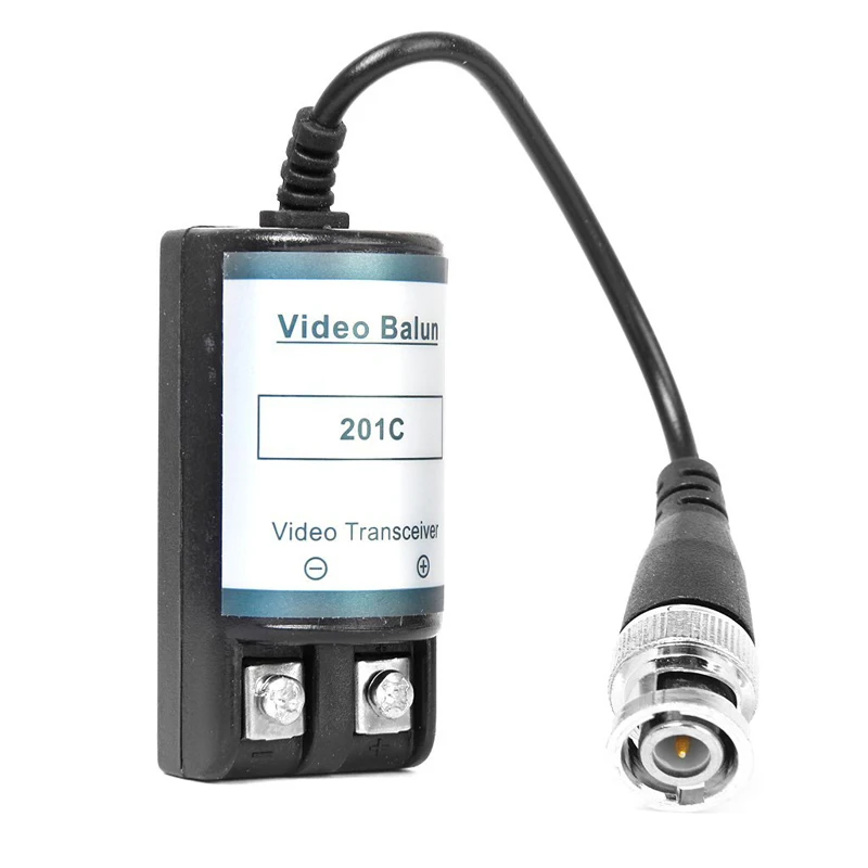 1 пара 201C видео балун трансивер CCTV камера DVR UTP CAT6 канал Пассивный BNC|Аксессуары для