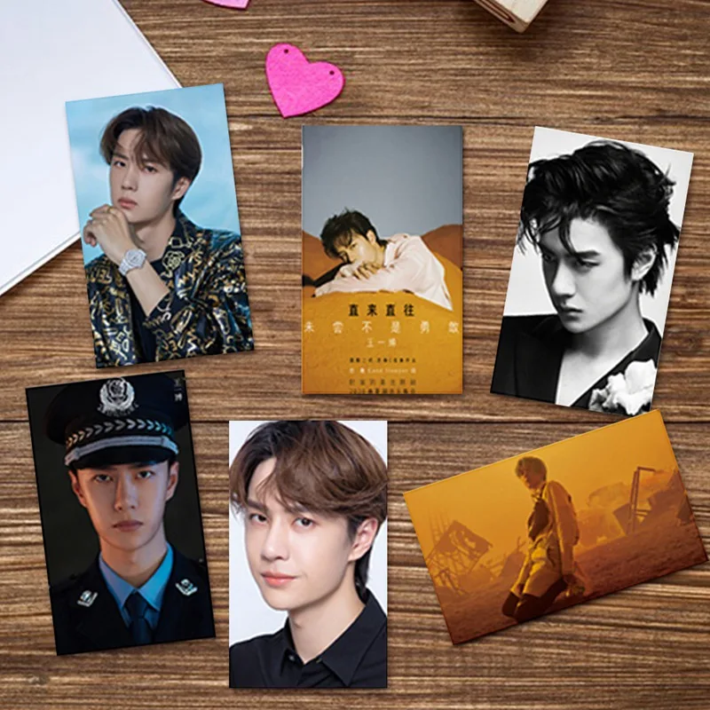 

30 Sheets/Set Chen Qing Ling LOMO Card Mini Postcard Wang Yibo Star DIY Greeting Cards Message Card Gift