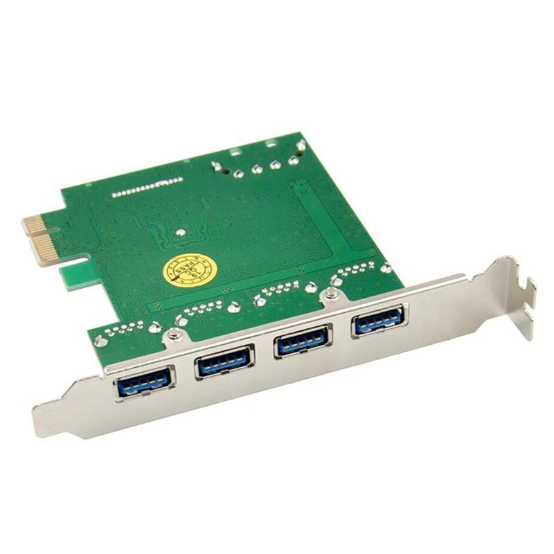 PCI E к 4 портам USB 3 0 конвертер карта порта USB3.0 адаптер VL805 чипсет Sata 4Pin источник