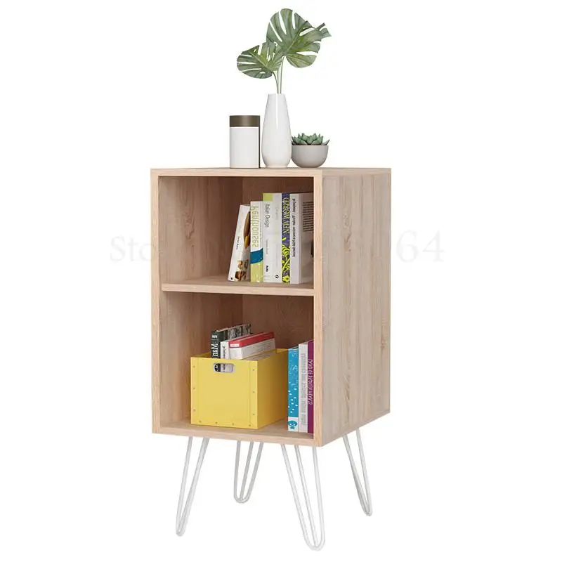 Скандинавский книжный шкаф в скандинавском стиле напольная маленькая книжная