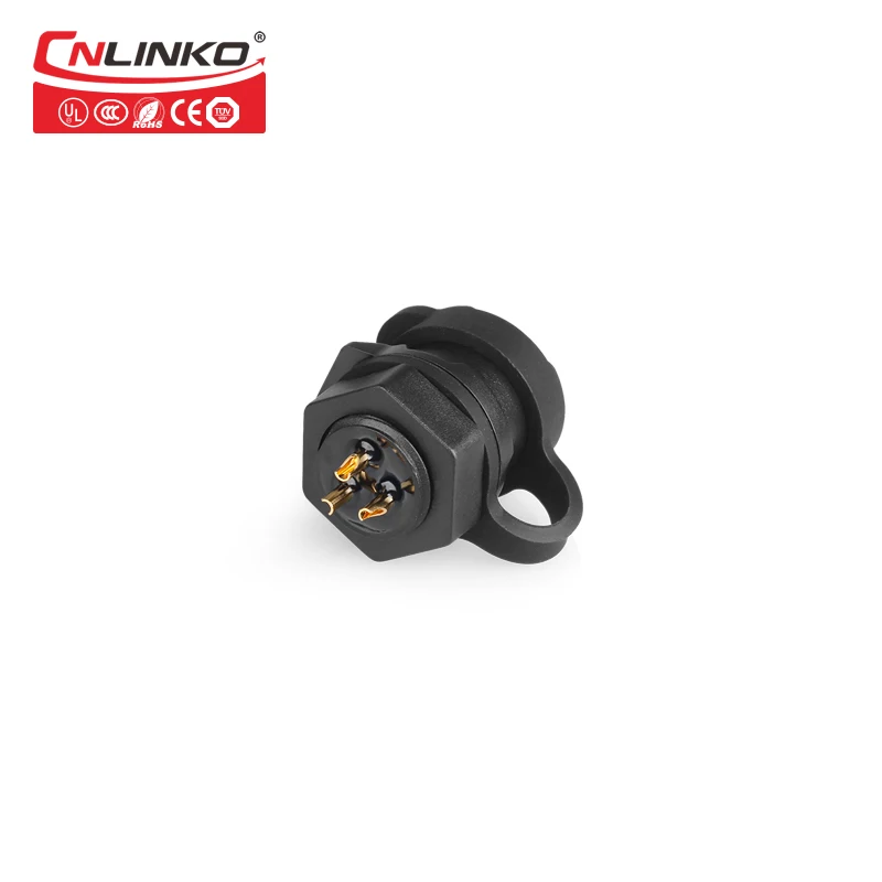 Cnlinko IP67 5A M12 пластиковый разъем питания 3 контактный соединитель легко быстро