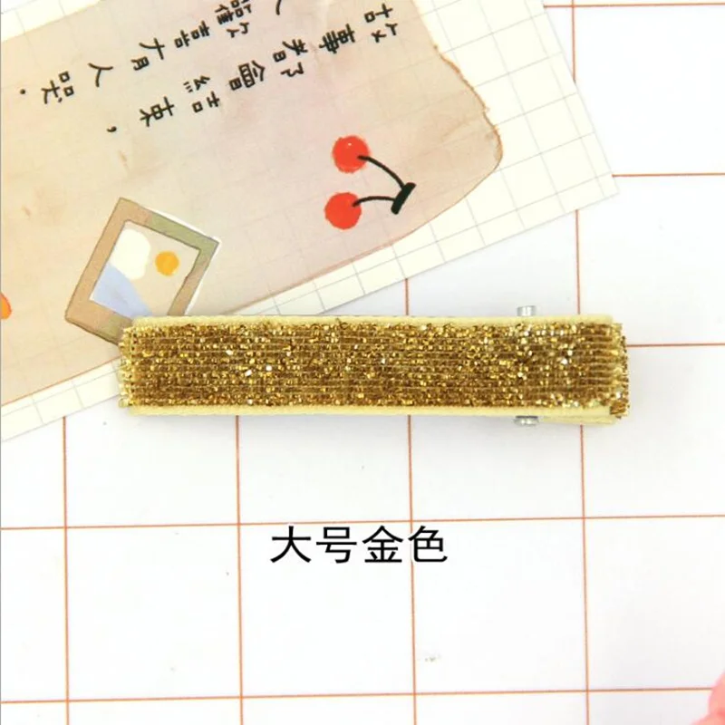 100Pcs 10Colors 3.5cm 5cm Glitter Prong Alligator Hair Clip Wholesale Kids Metallic Hairpin Girls Barrette DIY Accessories |