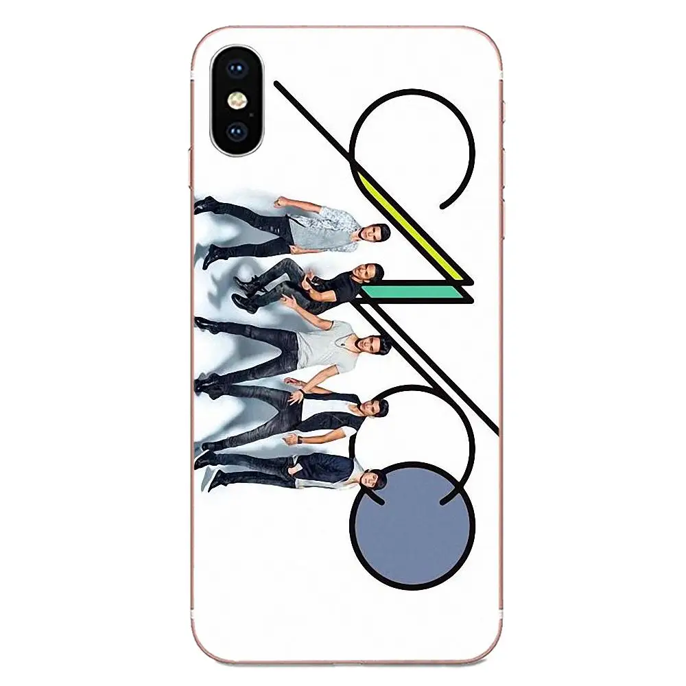 Мобильный телефон Cnco Music Art Латиноамериканская группа свежего мяса из ТПУ для Galaxy