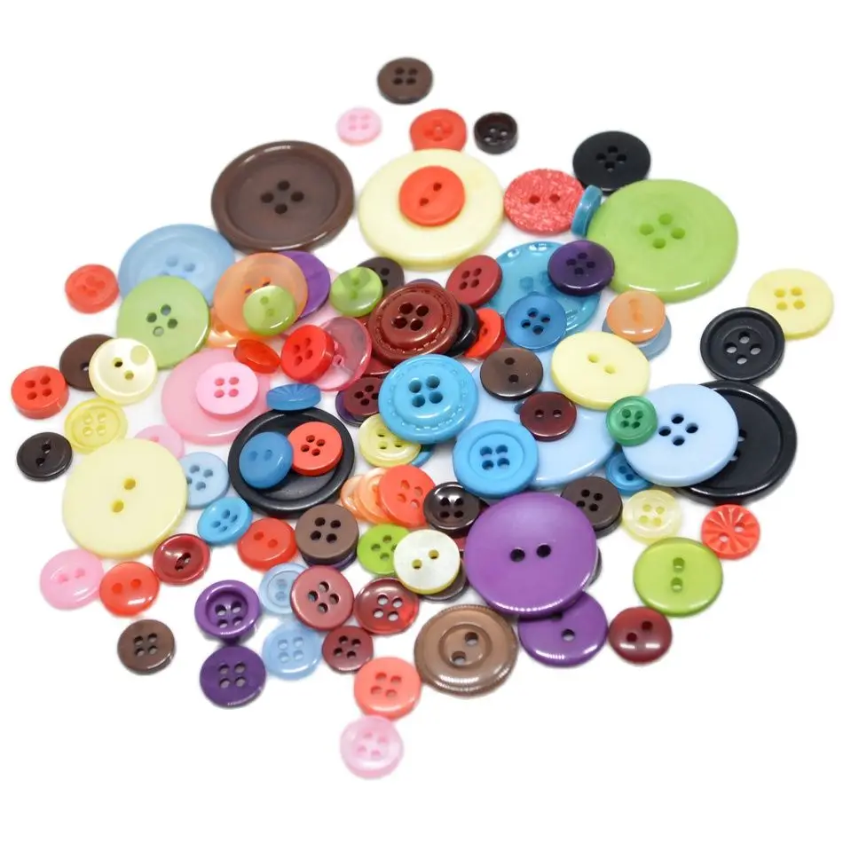 100 г Смешанные пуговицы Модные крепеж для рукоделия и магазины типа &quotсделай сам&quot Кнопка Home Decor смешанные