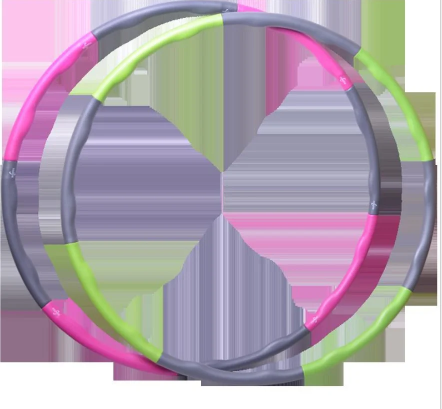 

New Foam Hula Circle Waist Abdominal Exercise Children Adult Removable Sport Hoop Yoga Fitness body Excercise Lose Weight