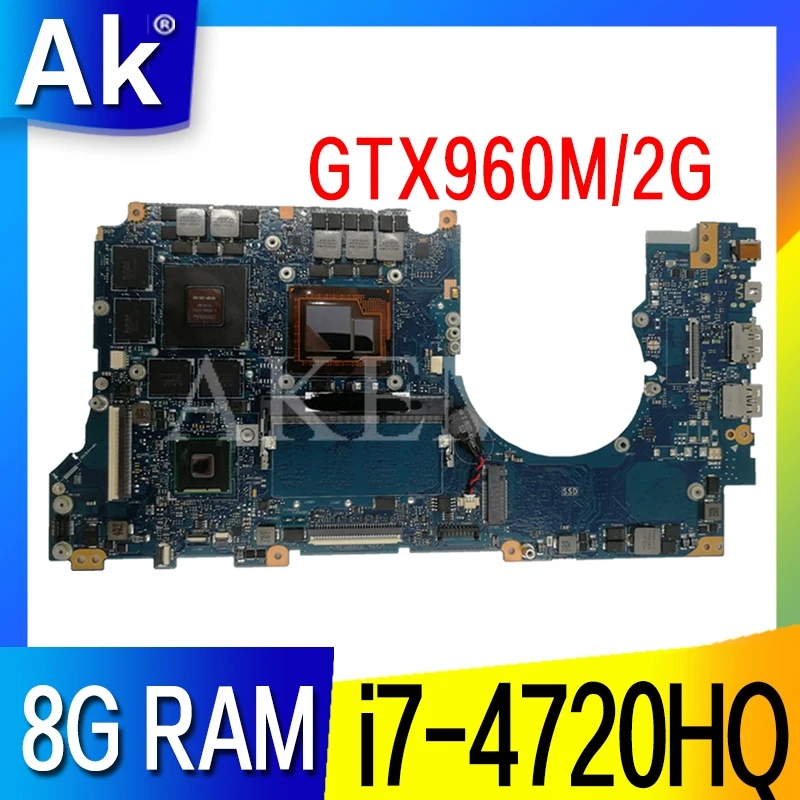 Материнская плата N501JW для ноутбуков Asus ZENBOOK UX501JW UX501J N501J G501JW | Компьютеры и офис