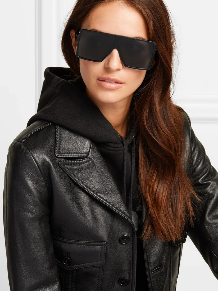 

Plastic Oversized Women Sunglasses Square Brand Designer Big Frame Sunglasses For Female UV400 Sun Glasses