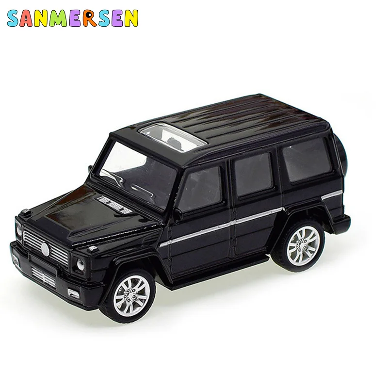 1: 43 Mercedes Benz AMG G63 Коллекционная модель легкосплавного автомобиля, детские игрушки, оттягивающийся автомобиль, литые машины, игрушки для мальчиков, детские игрушки - Цвет: Черный