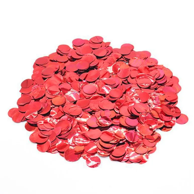 Confetti red 10g 1 пакет 100 шт радужные цветные натуральные перья прозрачные bobo конфетти для воздушного шара аксессуары детские праздничные вечерние аранжировки - Цвет: Confetti red 10g