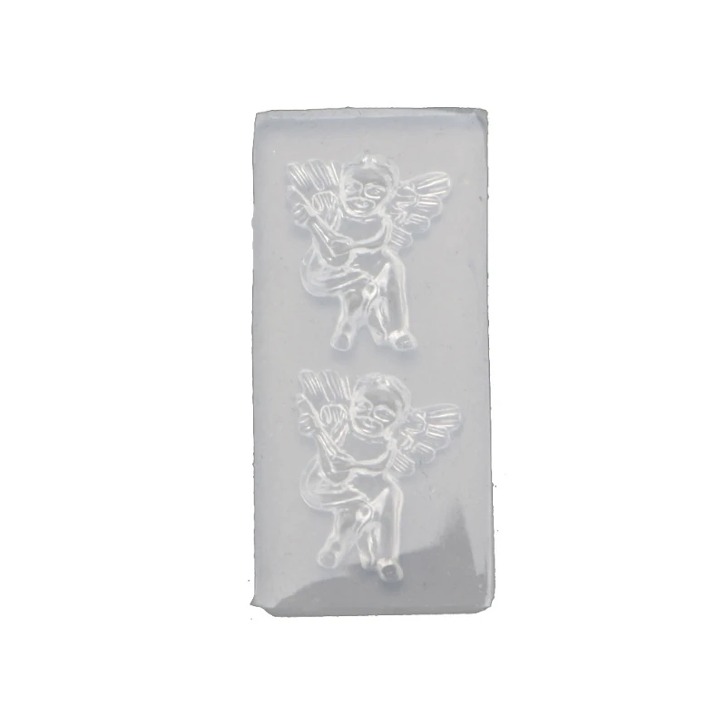 

DIY Crafts Mini Angel Crystal Epoxy Resin Mold Necklace Pendants Silicone Mould