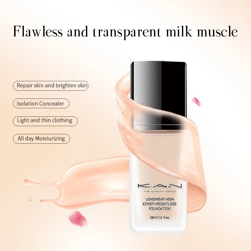 

Soft Liquid Foundation Facial Base Primer Makeup Oil Control Matte Invisible Pore Skin-friendly Women Makeup Cosmetics TSLM2