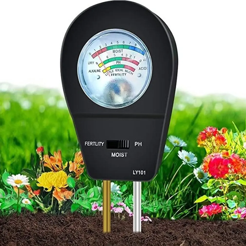 

Soil Moisture Meter Soil PH Moisture Fertility Detector Soil Tester For Plant Care Hygrometer Gardening Tool