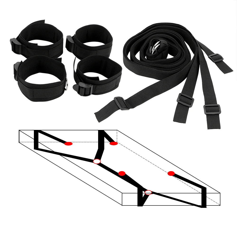 Наручники наручники манжеты для ног БДСМ бондаж интимные игрушки пар женские и