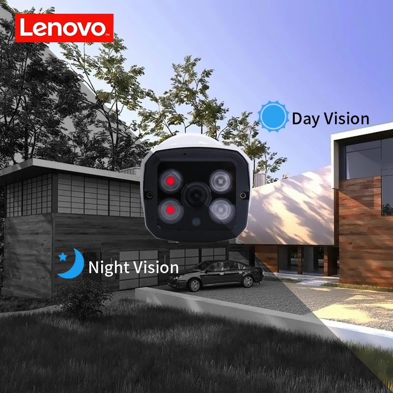 Наружная водонепроницаемая IP камера LENOVO 960P беспроводная видеонаблюдения с Wi Fi