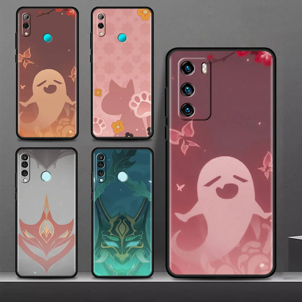 

Silicone Case For Huawei P30 Pro P40 Lite E P Smart Z Y6 Y7 Y9 Prime 2019 Y8p Honor 20 9X 8X Phone Cover Genshin Impact Icon Sac