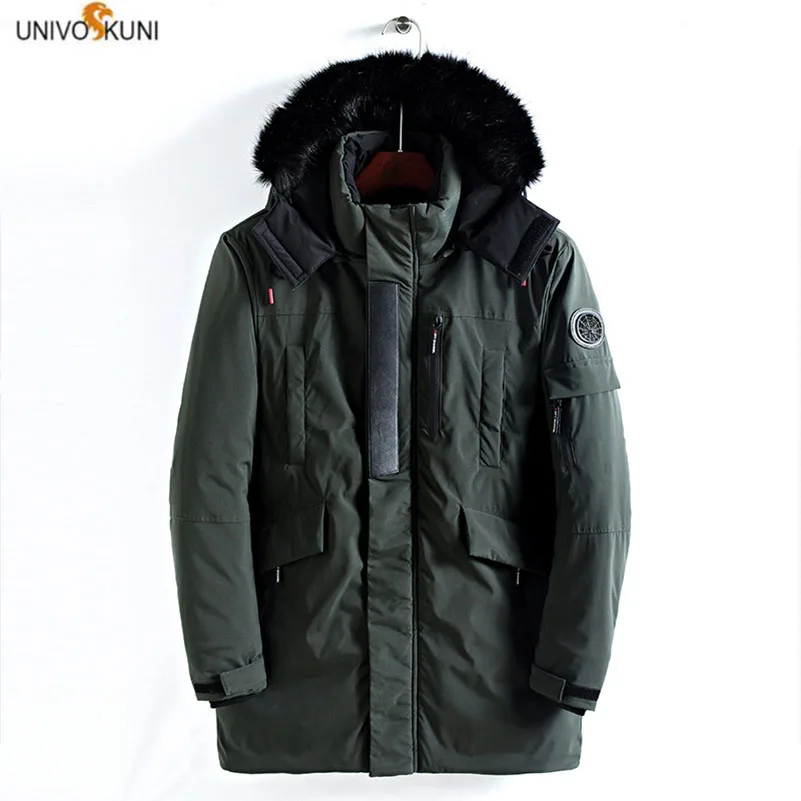 Мужская Новая модная зимняя куртка Толстая Повседневная Верхняя одежда мужские