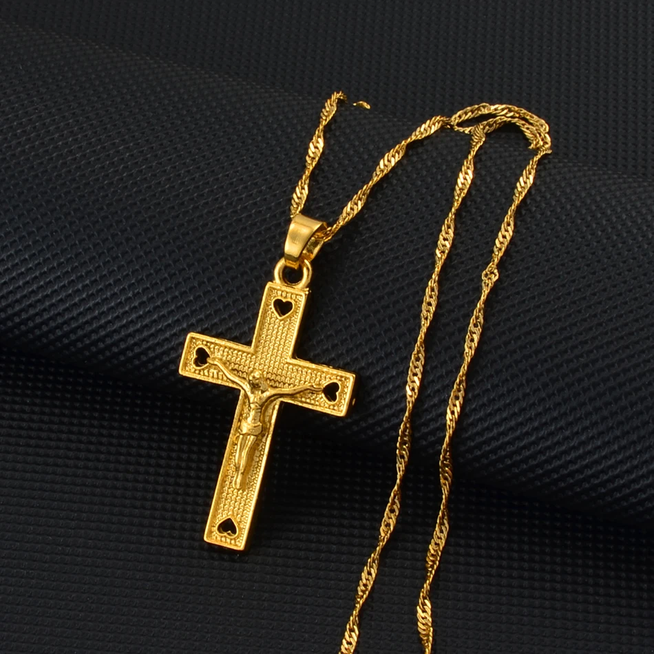 Подвески и ожерелья Anniyo с Иисусом для женщин девушек Иисуса христианства религия