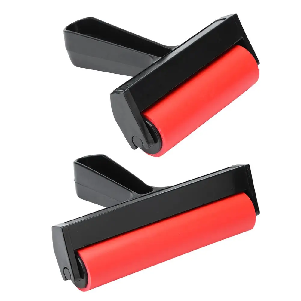 

Rubber Roller Brush DIY Diamond Painting Brushing Craft Art Drawing Tools Art Supplies Rubber Red Roller Painting Roller Flatten
