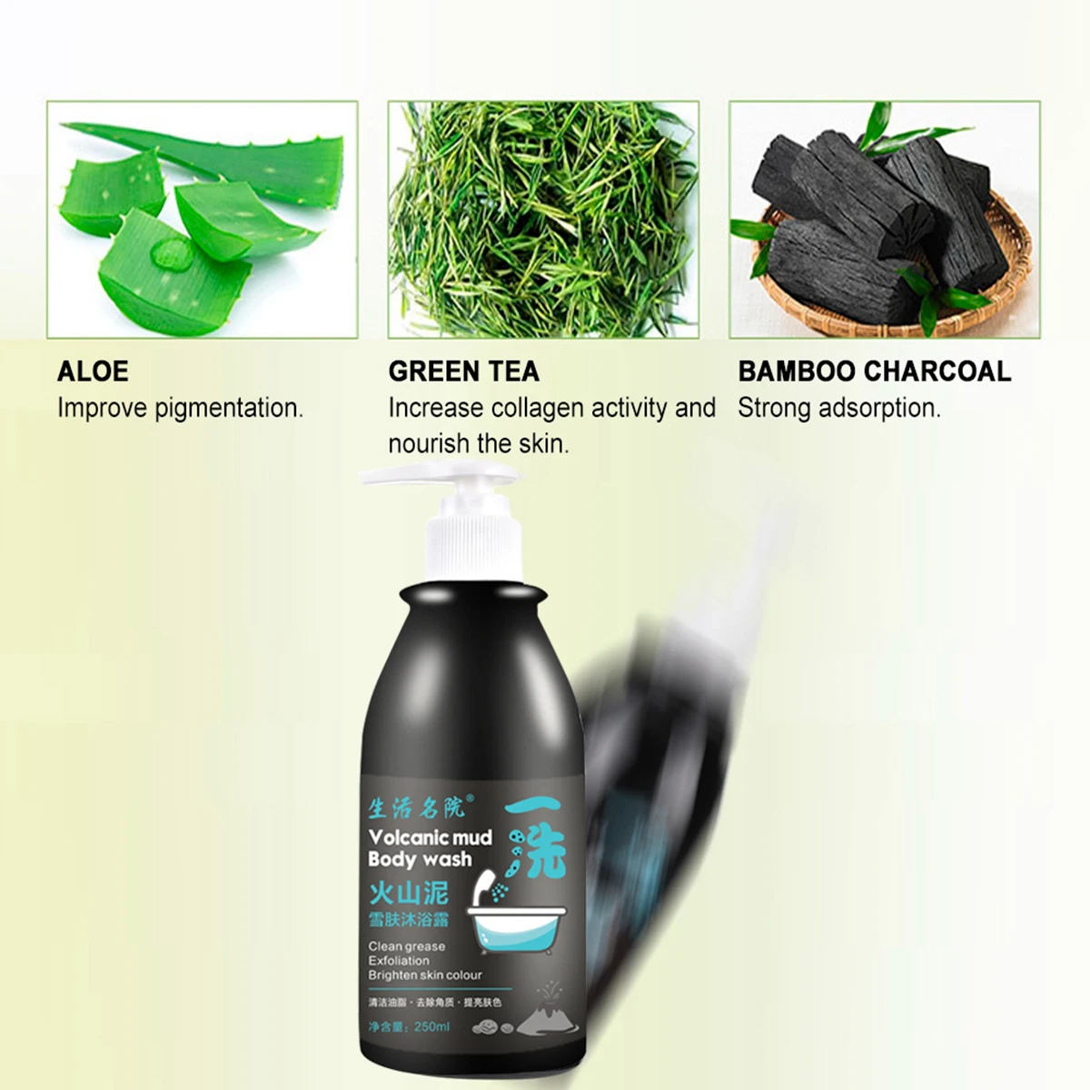 Гель для душа с вулканической грязью 250 мл | Красота и здоровье