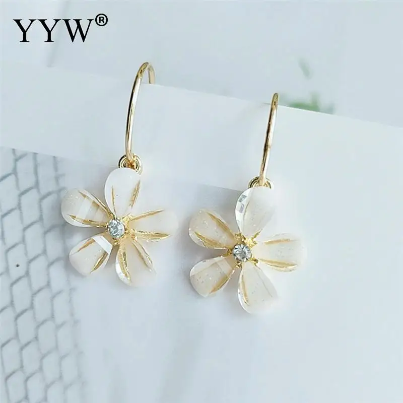 

Flower Earrings Small Fresh Fashion Earrings Vintage All-Match Earrings For Female Daily Wear Or Attend Various Party Or Match