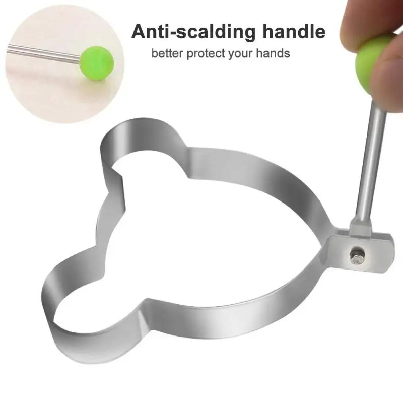 1PC Various Shapes Stainless Steel DIY Breakfast Egg Tools Fried Shaper Mold Kitchen Pancake Sandwich Utensil Baking | Дом и сад